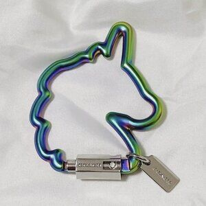 Coach Unicorn Oil Slick Carabiner/Bag Charm